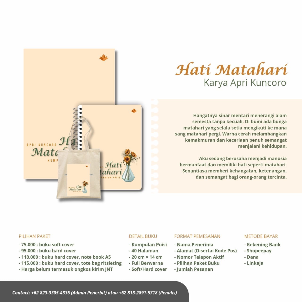 Materi karya buku Hati Matahari